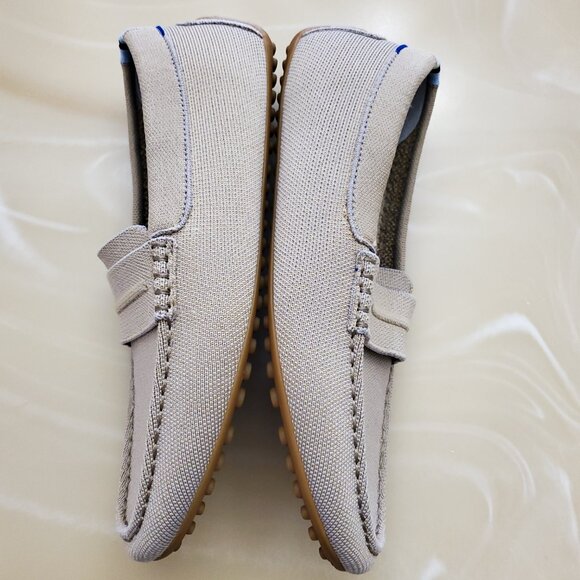 Rothy\'s The Driving Loafer In Beige Tan Men\'s Slip On Knit Shoes Size 9.5 main image 7